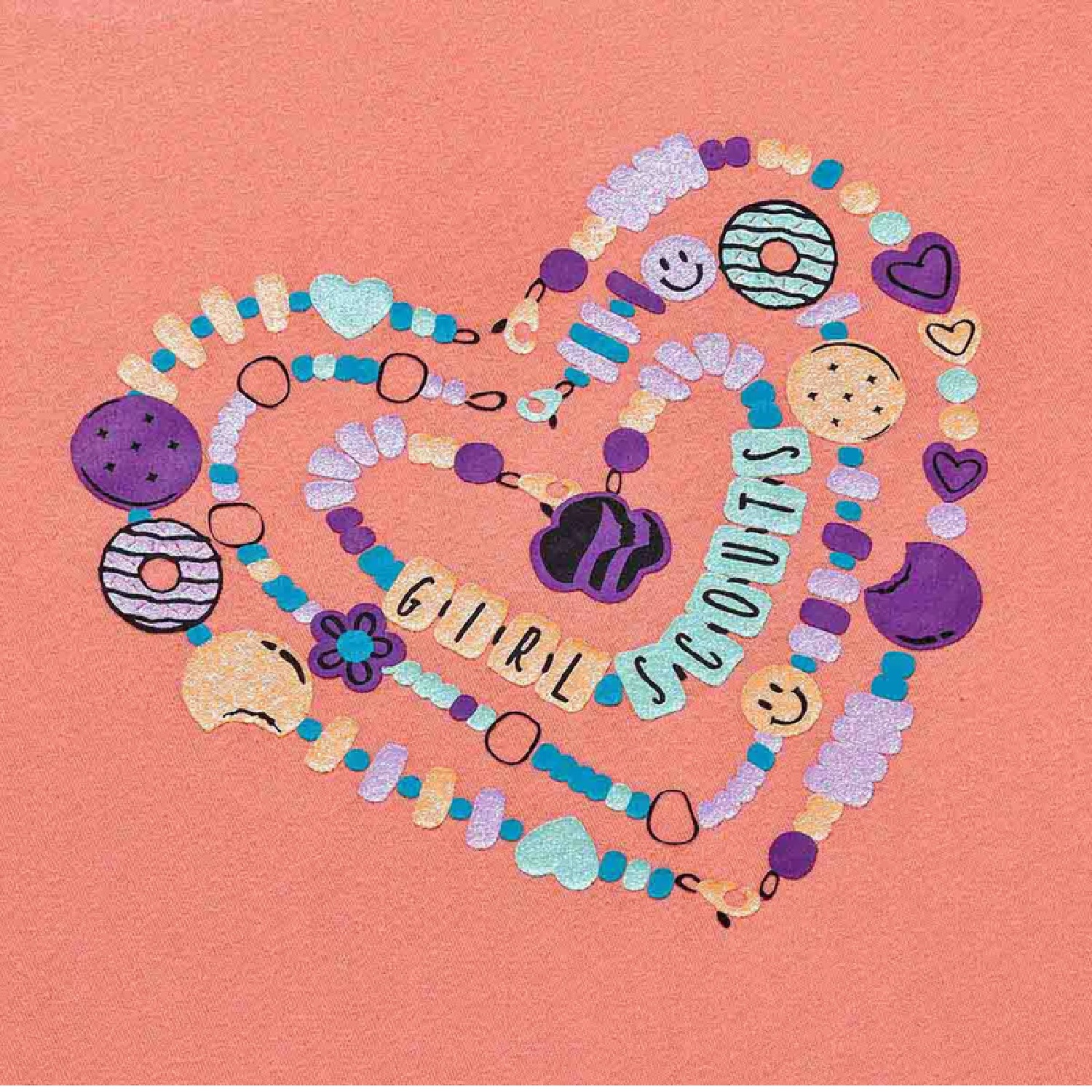 Cookies & Beads Adult T-Shirt